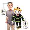 25" Dalmatian Firefigher, Firedog, Full Body, Ventriloquist Style, Animal Puppet view 2