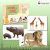 Hungry Brain Animals & Their Babies Flash Cards for Toddlers (Ages 14), 24 Double-Sided Real Picture Learning Cards | Early Learning Educational Flashcards | Montessori & Preschool Toy for Babies view 2