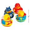 Fun Express Superhero Rubber Duckies (1 dz) Superhero Themed Party Favors, Character Toys, Rubber Duckies - Multi-Colored view 3