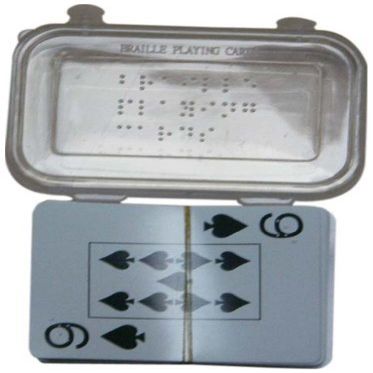 The Braille Superstore Plastic Braille Playing Cards for The Blind, Visually Impaired and Sighted and Blind in Mind
