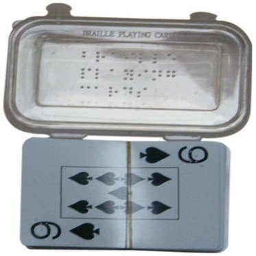 The Braille Superstore Plastic Braille Playing Cards for The Blind, Visually Impaired and Sighted and Blind in Mind
