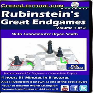 Rubinsteins Great Endgames - 2 DVDs - Chess Lecture - Volume 137