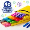 Crayola Ultra Clean Fine Line Washable Markers (40ct), Colored Markers for Kids, Fine Tip, Coloring Book Art Supplies, Gifts for Kids, Ages 3, 4, 5 view 3