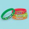 amscan Super Mario Brothers Rubber Bracelets, Party Favor, Multi Color, 2 1/2" x 7/16" (396608) view 2
