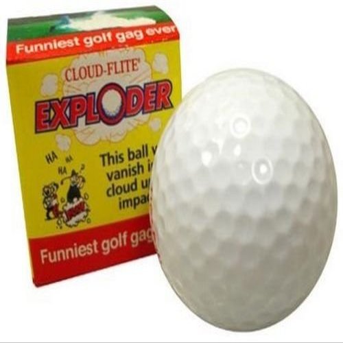 Loftus Adult Golf Balls - 2 Packs, Realistic Smoke-Producing Exploding Balls for Laughs and Pranks