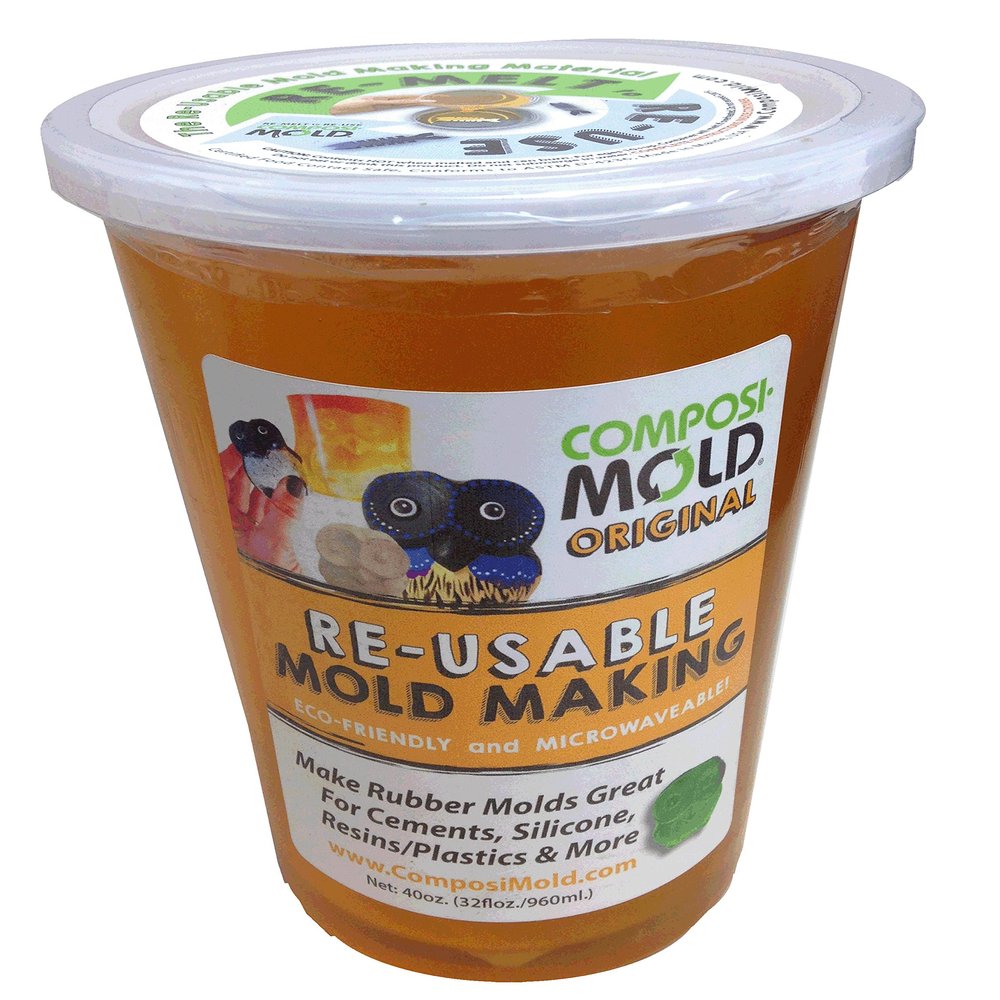 ComposiMold (Original) 40oz. Reusable Molding Material, re-heat to re-use!