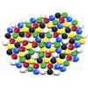TOGETIC Super Value Depot Chinese Checkers Glass Marbles. Set of 72, 12 Each Color. Size 9/16 (14mm), with Practical Container. view 3