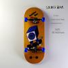 SOLDIER BAR Fingerboards Complete Colour Maple Handmade Wooden Fingerboards (Update Slivery King Trucks, Handmade Blue Wheels) Magic Cube view 2