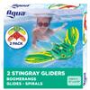Aqua Mini Stingray Gliders - 2 Pack - Underwater Pool Toys with Adjustable Fins Travel Up to 40 Feet view 1