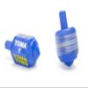 Classic Mexican Pirinola Toma Todo Plastic Solid Piece Color Collection / Pirinola de Plastico Solida Coleccion de Colores (2 Pack) (Blue) view 3