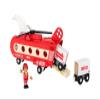 BRIO World 33886 - Cargo Helicopter - Premium Wooden Train Toy | Safe and Durable | Compatible with All Sets | Fun for Toddlers and Kids | Includes Figure and Accessories view 1