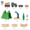 BRIO Starter Lift&Load Set Wooden Toy Train Durable | Child Safe | Encourages Creativity | Compatible with All Wooden Railway Sets | Includes Engine, Lorry, Wagon, Track and More view 3