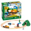 BRIO Starter Lift&Load Set Wooden Toy Train Durable | Child Safe | Encourages Creativity | Compatible with All Wooden Railway Sets | Includes Engine, Lorry, Wagon, Track and More view 4