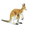 Safari Ltd. Kangaroo with Joey - Hand-Painted, Lifelike 4.75" Model Figure - Educational Toy for Boys, Girls & Kids Ages 3+ view 1