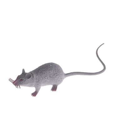 BecauseOf Prank Trick Toys, Mouse Lifelike Rubber Gag (Gray)