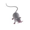 BecauseOf Prank Trick Toys, Mouse Lifelike Rubber Gag (Gray) view 2