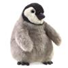 Folkmanis Baby Emperor Penguin Hand Puppet, Gray, Black, White, 8" view 1