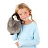 Folkmanis Baby Emperor Penguin Hand Puppet, Gray, Black, White, 8" view 4