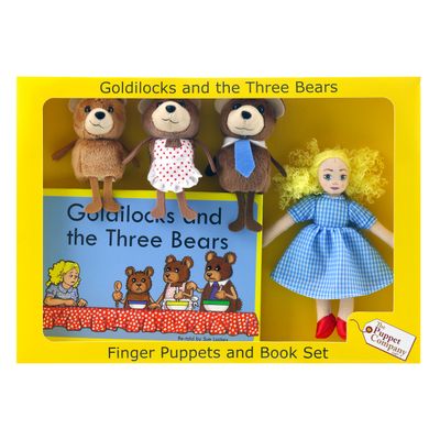 The Puppet Company - Traditional Story Sets - Goldilocks & The Three Bears Finger Puppet Set [Toy]