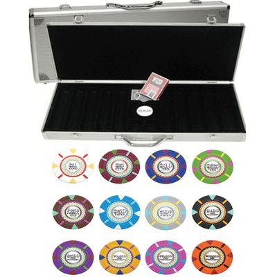 Claysmith The Mint 14gm 500 Chip Clay Poker Set with Aluminum Case - Choose Chips