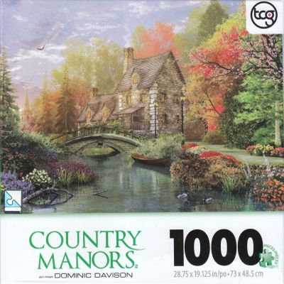 TCG Water Lake Cottage By Dominic Davison Jigsaw Puzzle 1000 Piece