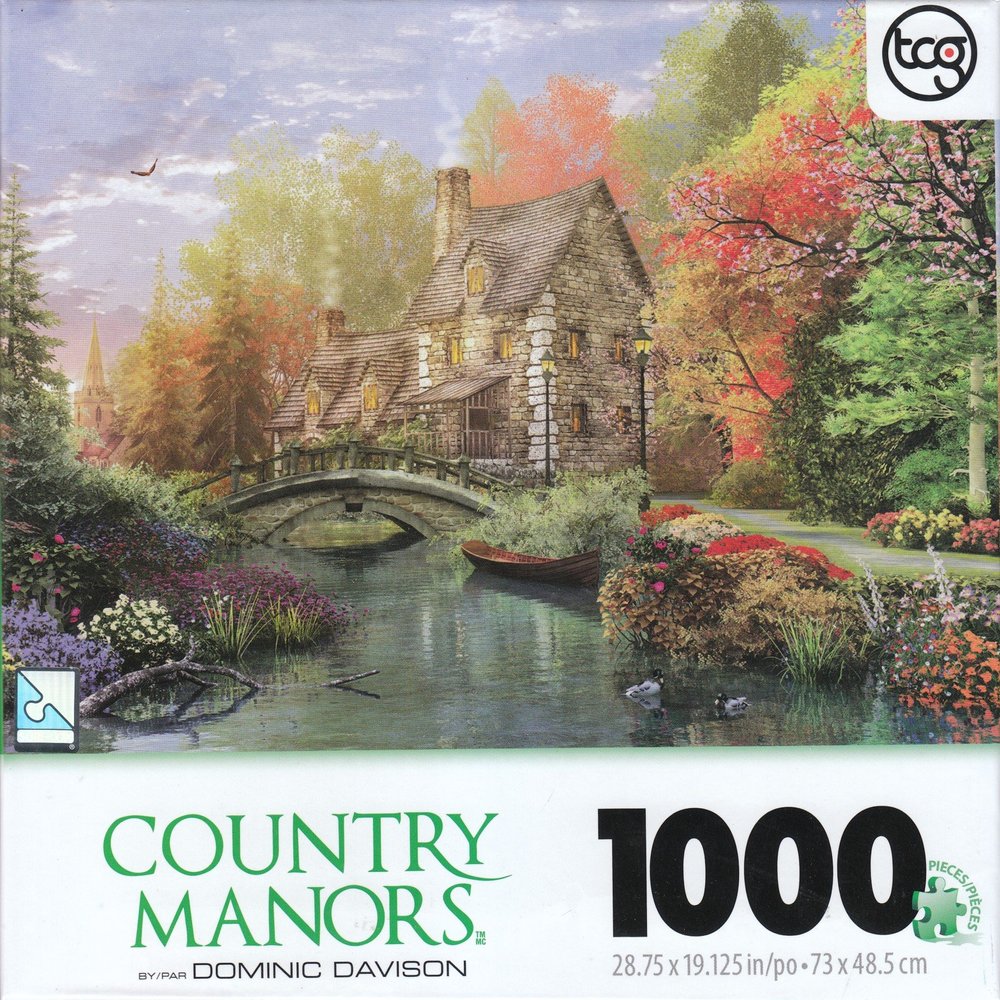 TCG Water Lake Cottage By Dominic Davison Jigsaw Puzzle 1000 Piece