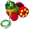 DETOA Wooden Pull Along Frog view 2