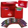 Monster Protectors Magnetic Double Deck Box- Red, Holds 150 TCG Cards, Self-Locking Closure- Compatible with Pokmon, MTG Magic: The Gathering, & Yu-Gi-Oh | Fits Standard & Small Size Trading Cards view 1