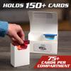 Monster Protectors Magnetic Double Deck Box- Red, Holds 150 TCG Cards, Self-Locking Closure- Compatible with Pokmon, MTG Magic: The Gathering, & Yu-Gi-Oh | Fits Standard & Small Size Trading Cards view 3
