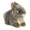 Aurora Adorable Miyoni Tots Baby Bunny Stuffed Animal - Lifelike Detail - Cherished Companionship - Gray 7 Inches view 1