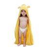 Baby Hooded Toddler Towel with Bear Ear- Soft and Thick 100% Cotton Bath Set for Kids Girls Boys Infant ad Toddler, Good Choice (Yellow) view 1