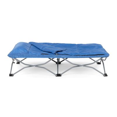 Regalo My Cot Deluxe Portable Toddler Bed, Indoor/Outdoor Kids Nap Cot with Sleeping Bag & Pillow, Lightweight Folding Travel Design for Home, Daycare, Camping & Sleepovers, Ages 2-5