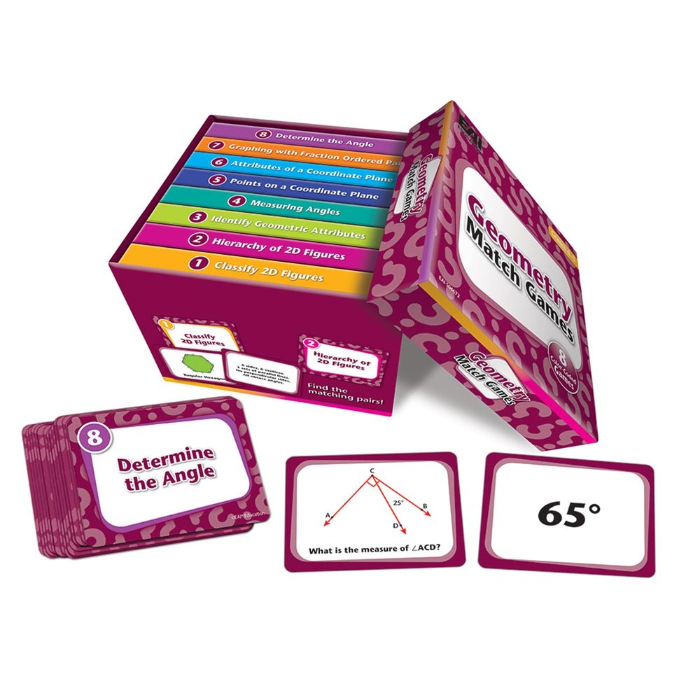 EAI Education Geometry Match Games: Grades 4-5