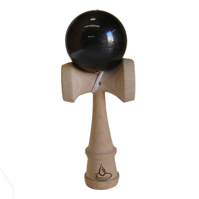 Jumbo Kendama Game, Metallic, Black