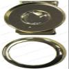 1 NEW GOLD/BRASS POKER CHIP MONEY CLIP view 3