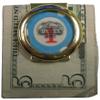 1 NEW GOLD/BRASS POKER CHIP MONEY CLIP view 4