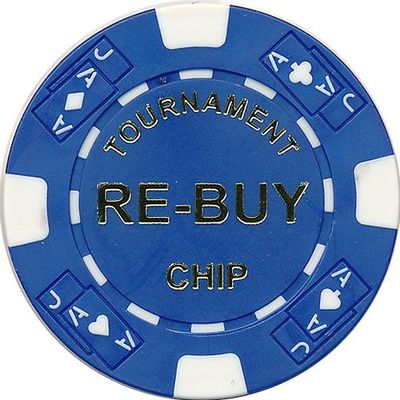 10 TEXAS HOLD'EM RE-BUY TOURNAMENT POKER CASINO CHIPS 11.5 GR CLAY COMPOSITE