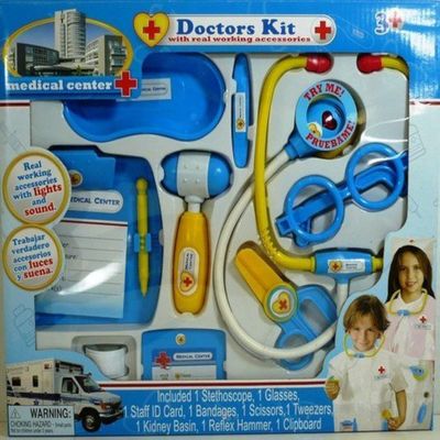 Sun-Mate Medical Center Doctors Kit with Real Working Accessories
