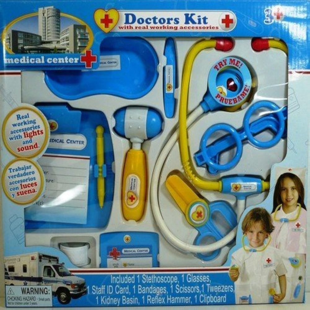 Sun-Mate Medical Center Doctors Kit with Real Working Accessories