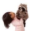 Folkmanis Raccoon Hand Puppet Plush view 4