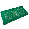 Craps Table Top Felt Layout - 36" x 72" Rectangle Las Vegas Style Green Casino Poker Table Cover Mat, Great for Poker Game Night Events Theme Party Fundraisers & Gatherings view 2