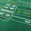 Craps Table Top Felt Layout - 36" x 72" Rectangle Las Vegas Style Green Casino Poker Table Cover Mat, Great for Poker Game Night Events Theme Party Fundraisers & Gatherings view 4