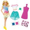 Barbie FRP05 Crayola Stamp Fashions Set Blonde, Multicolor view 1