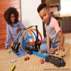 Hot Wheels Track Set and Toy Car, Large-Scale Motorized Track with 3 Corkscrew Loops, 3 Crash Zones and Toy Storage (Amazon Exclusive) view 2