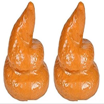 2 Count Squishy Rubber Gross Pile Of Poop Joke Prank Gag Gift