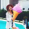 Rhode Island Novelty 36 Inch Inflatable Ice Cream Cones, Three per Order. No Color Choice view 2