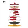 BRIO Infant & Toddler 30230 - Stacking Clown - 60th Anniversary Edition - 9 Piece Wood Stacking Toy for Kids Ages 1 and Up, 2.75" x 2.75" x 9.5", White view 2