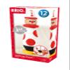 BRIO Infant & Toddler 30230 - Stacking Clown - 60th Anniversary Edition - 9 Piece Wood Stacking Toy for Kids Ages 1 and Up, 2.75" x 2.75" x 9.5", White view 4
