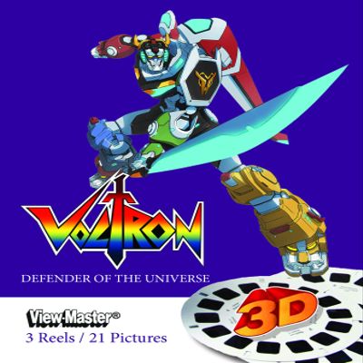 Voltron, Defender of The Universe -Classic ViewMaster - 21 3D Images - 3 Reels