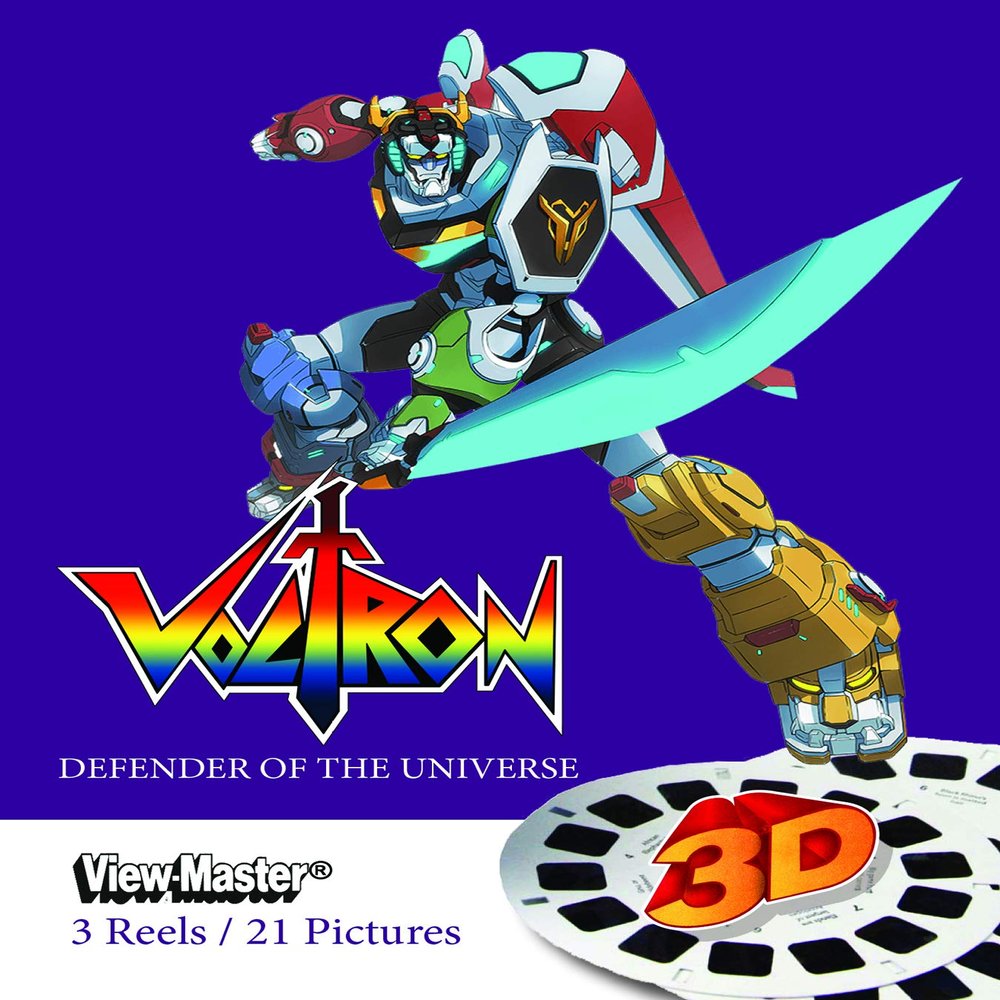 Voltron, Defender of The Universe -Classic ViewMaster - 21 3D Images - 3 Reels